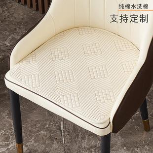 高档马蹄形餐椅坐垫 通用椅子坐垫 U型简约北欧轻奢餐桌椅垫 四季