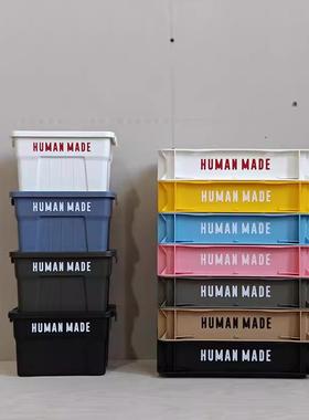 humanmade收纳箱工业风桌面收纳盒可叠加户外露营杂物迷你收纳筐