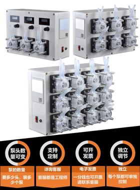 徒水 LHZW005-2DT多通道多头蠕动泵定时定量调速计量泵罐装机滴定