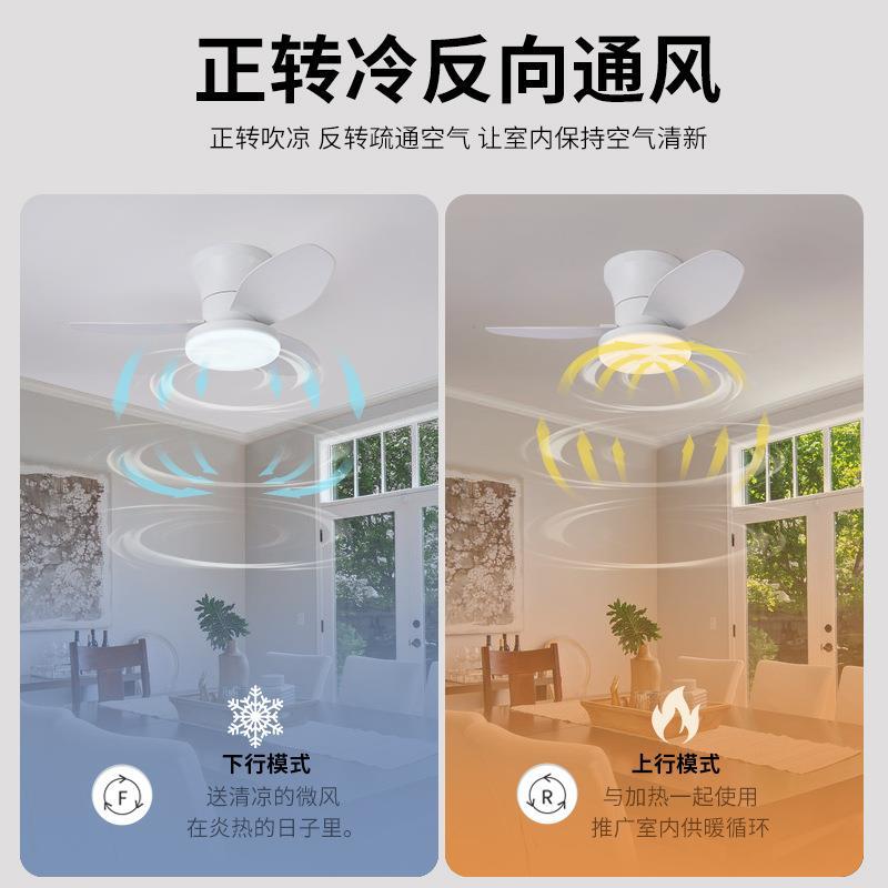 【折扣价】扇风扇灯新客厅吊灯餐厅灯扇一体变频覆风古吊扇带款风