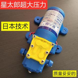 微型抽水泵农用雾化隔膜泵洗车泵 电动喷雾器水泵12V高压自吸泵