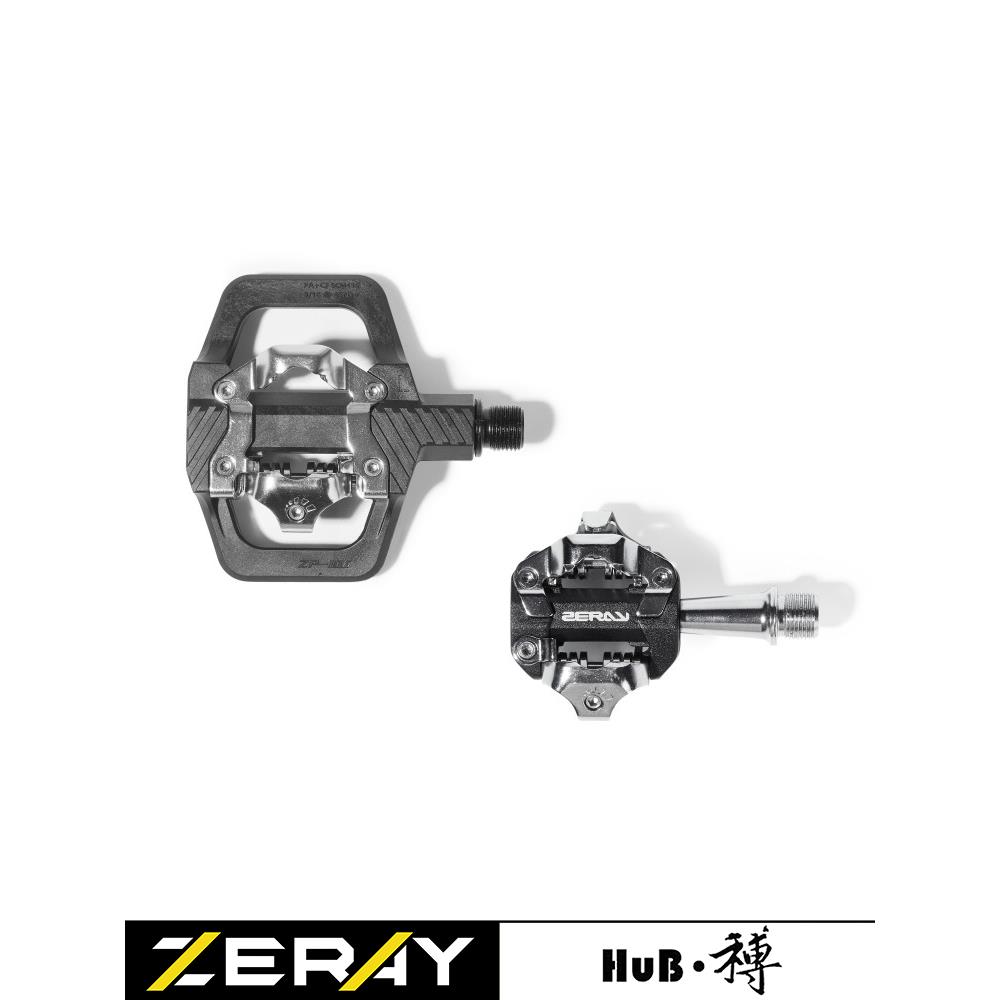 HuB和博山地骑行锁踏自锁ZP-125碳纤维轻量自行车轴承脚踏SPD锁片
