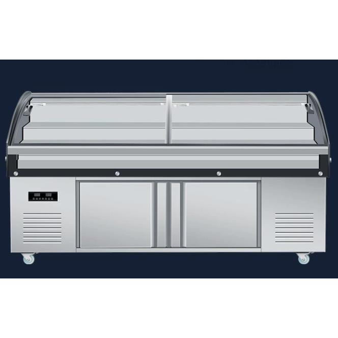 冷藏冷冻商用展示柜卤菜熟食凉菜阶梯冰台保鲜串串点菜柜