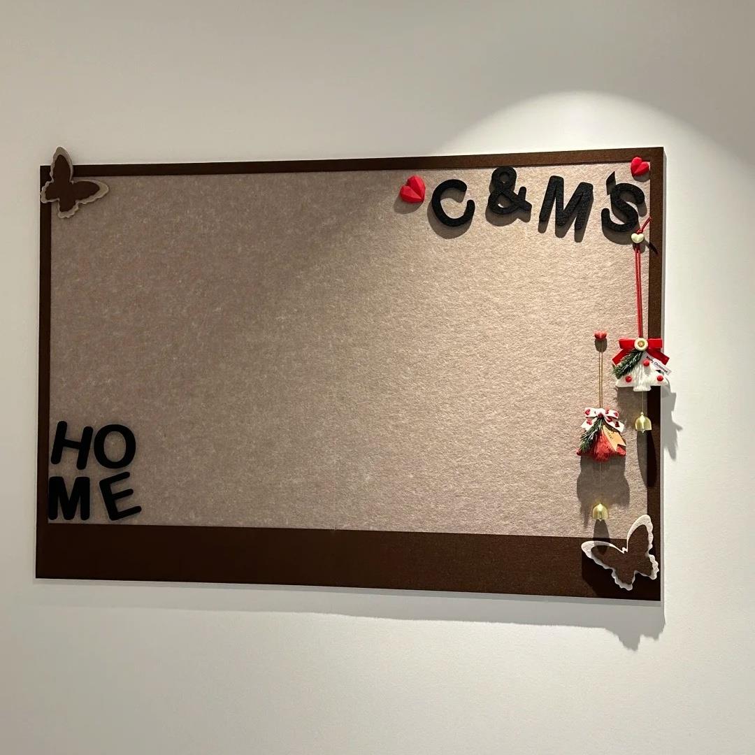 毛毡板照片墙贴免打孔幼儿园软木板展示背景客厅卧室书桌墙面装饰