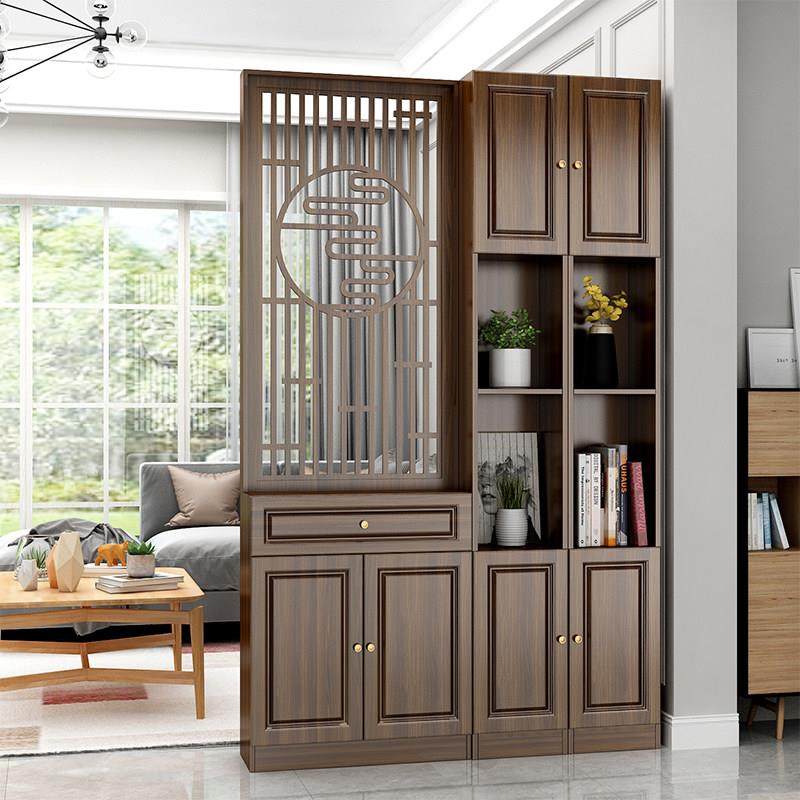 客厅实木间厅柜现代新中式屏风隔断玄关柜入户门遮挡两面开 门双,住宅家具,门厅/玄关柜/玄关架,淘宝优惠券,粉丝福利购,淘宝优惠卷