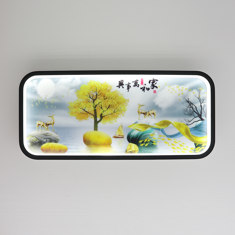 led壁灯卧室床头灯客厅楼梯过道餐厅现代简约创意新款长方形灯具