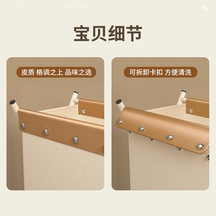脏衣篓高颜值轻奢脏衣服收纳筐脏衣篮大容量家用洗衣篮可折叠口篓