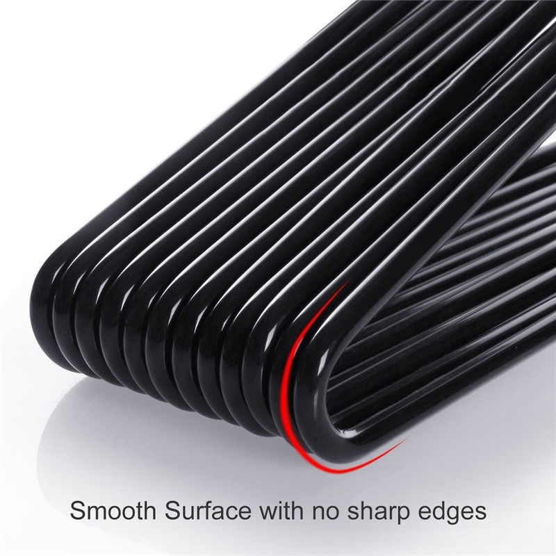 鹅型z字型裤架防滑浸塑挂裤子衣架收纳神器不锈钢裤夹家用