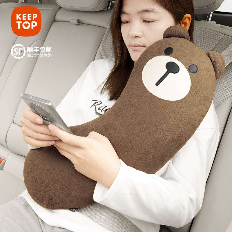汽车儿童睡枕车载睡觉神器车内后座安全带护肩套后排靠抱枕防勒脖