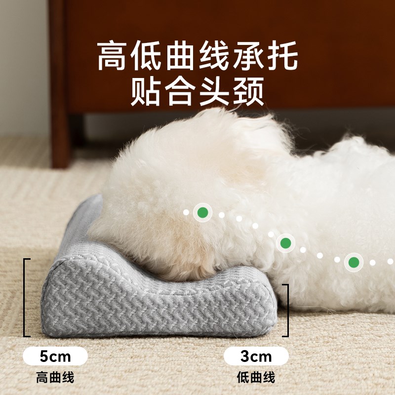 狗狗小枕头夏季猫咪睡觉用猫毛毯垫子小狗睡枕陪睡宠物用品