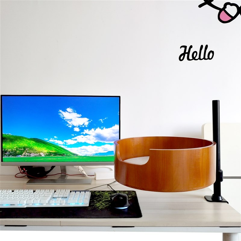 桌面式悬浮式猫爬架猫床猫窝办公桌化妆桌猫盆娱乐化妆撸猫两不误