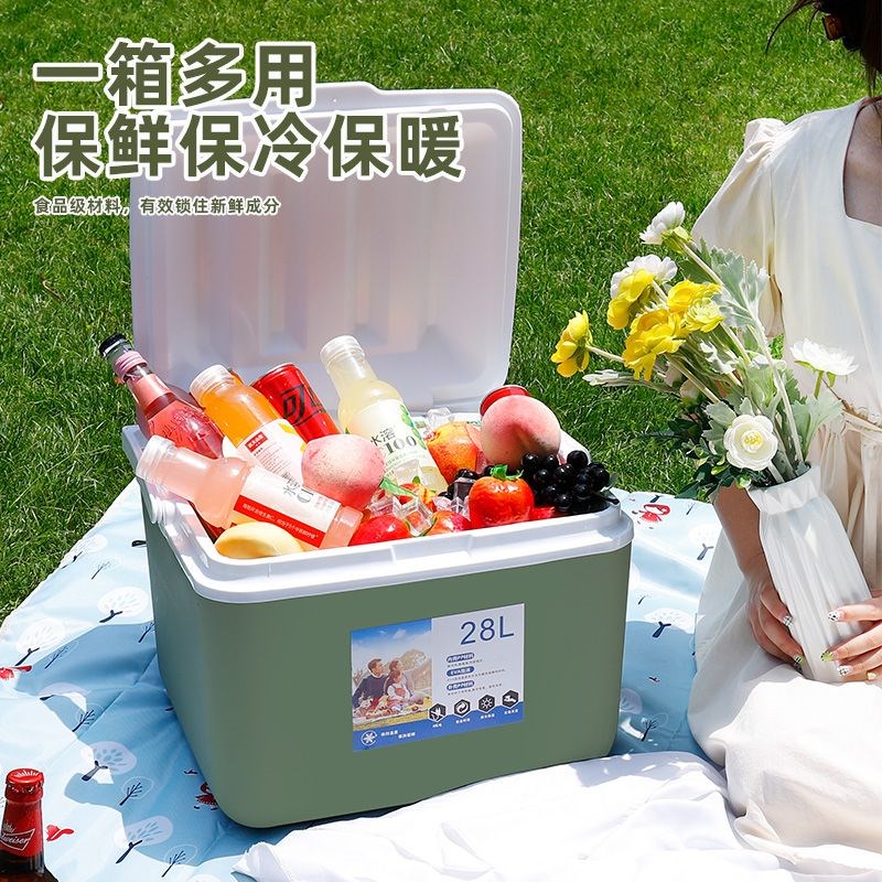 2024新款车载冰箱小型冷冻保温箱母乳冷藏摆摊迷你户外大容量