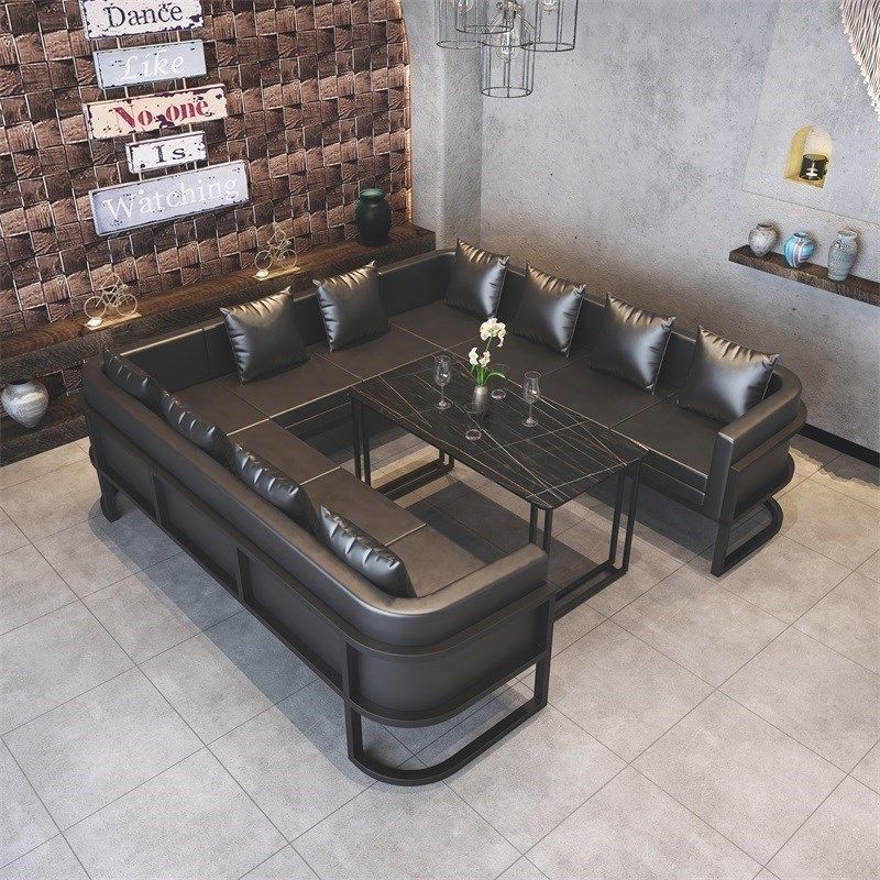 酒吧桌椅卡座工业风餐厅音乐咖啡厅餐吧烧烤饭店清吧商用沙发餐桌,商业/办公家具,卡座,淘宝优惠券,粉丝福利购,淘宝优惠卷