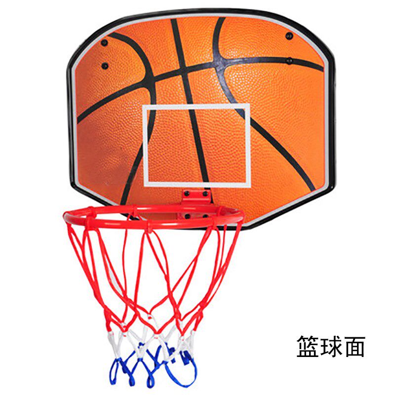 悬挂式儿童篮球框 室内可折叠卡通篮球筐 绑柱子篮U球架 小孩玩具