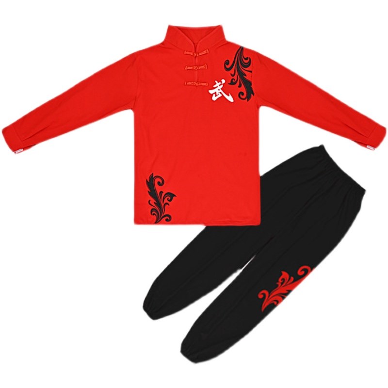 儿童武术服武馆训练服民族风太极练功服幼儿园功夫比赛表演服装