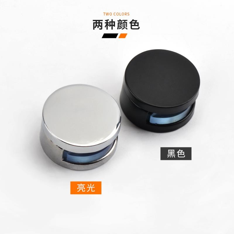 玻璃镜托层板托隔板钉支架浴室镜夹托架固定托五金配件
