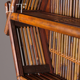 挂墙式博古架墙上多宝阁实木壁挂茶具收纳架悬挂摆件圆形茶壶架子