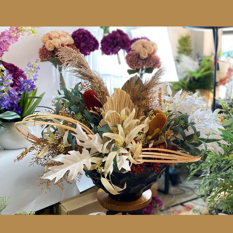软装设计定制样板房花艺售楼处花艺酒店大堂软装大型花艺展厅花艺
