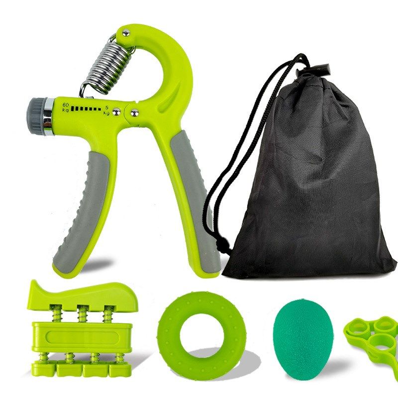 握力器五件套装可调节健身器材手部防滑训练器手指握力圈,运动/瑜伽/健身/球迷用品,拉力绳/拉力器,淘宝优惠券,粉丝福利购,淘宝优惠卷