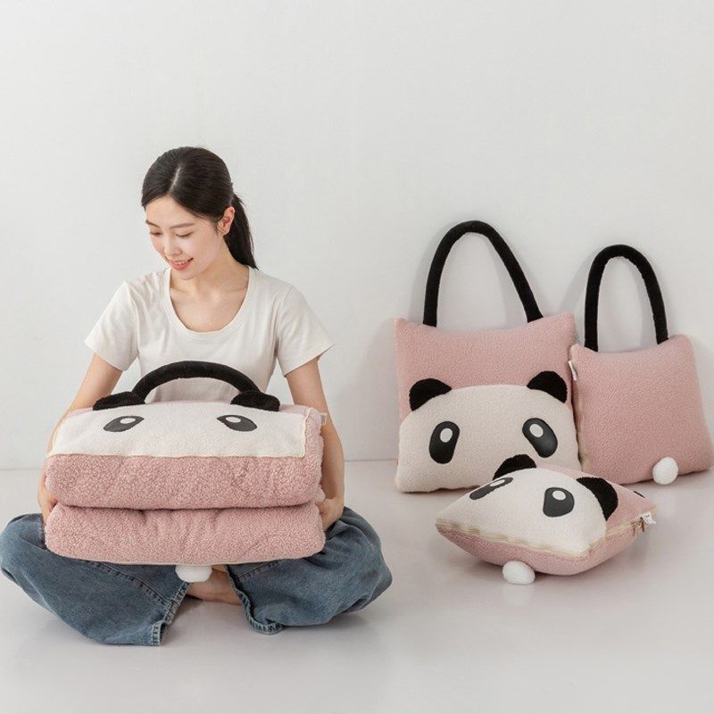 手提款抱枕被子二合一加厚沙发靠垫可爱儿童学生宿舍午休被可折叠,居家布艺,抱枕被,淘宝优惠券,粉丝福利购,淘宝优惠卷