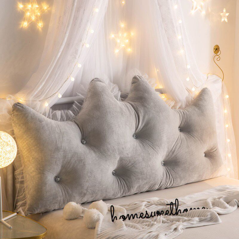 网红榻榻米靠枕床头大靠背软包高级感学生宿舍护腰防撞奶油风靠垫,居家布艺,床头靠垫,淘宝优惠券,粉丝福利购,淘宝优惠卷