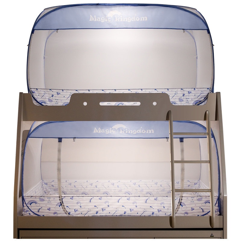 免安装子母床蚊帐上下床蒙古包高低床双层床上下铺1.5/1.2/1.35米,床上用品,蚊帐,淘宝优惠券,粉丝福利购,淘宝优惠卷