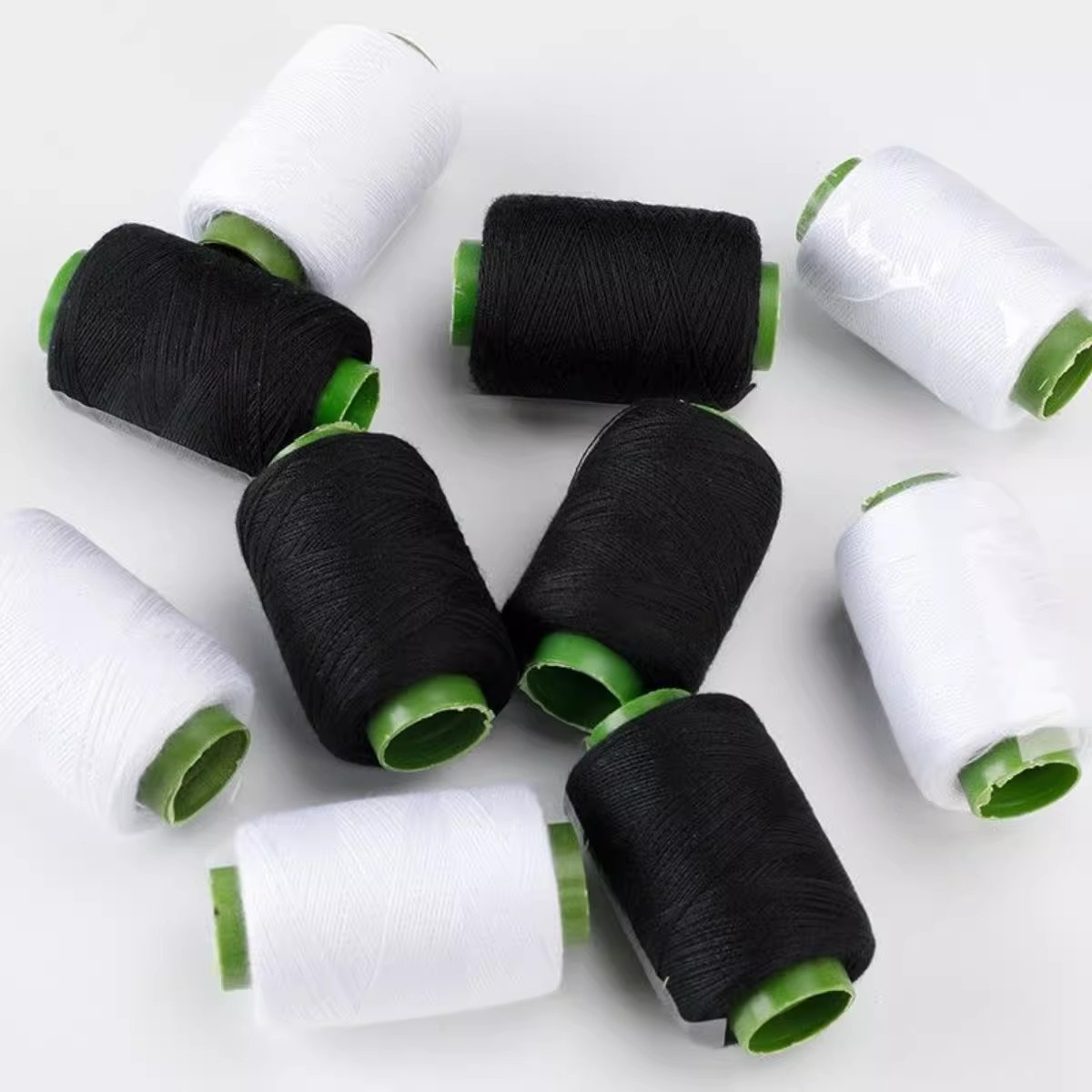 家用缝纫线宝塔线缝纫机线手缝缝衣服的线平车涤纶细白线