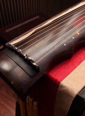 【扬鸣】扬州专业演奏琴老杉木凤势古琴手工制作生漆初学琴送桌