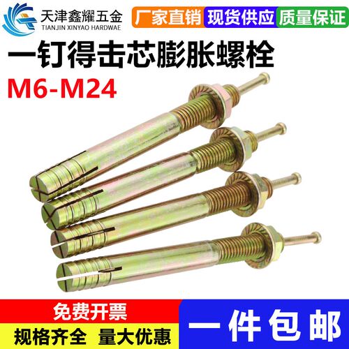 举升机专用膨胀螺丝龙门架固定膨胀螺栓一钉得升降机固定栓YM6-M2