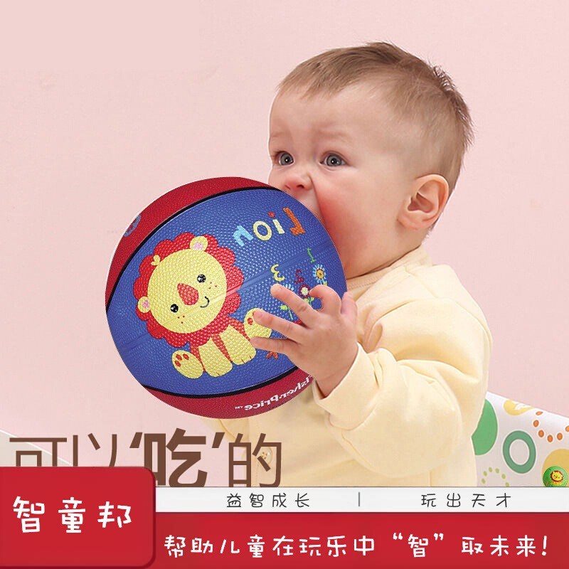 卡通小皮球儿童弹力球拍拍球v类玩具幼儿园专用宝宝婴儿玩具0-5岁