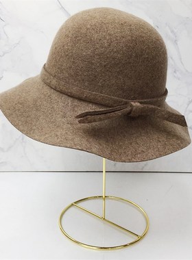 定制现代家具样板房衣柜衣帽间软装饰品摆件主卧礼帽女帽帽架组合