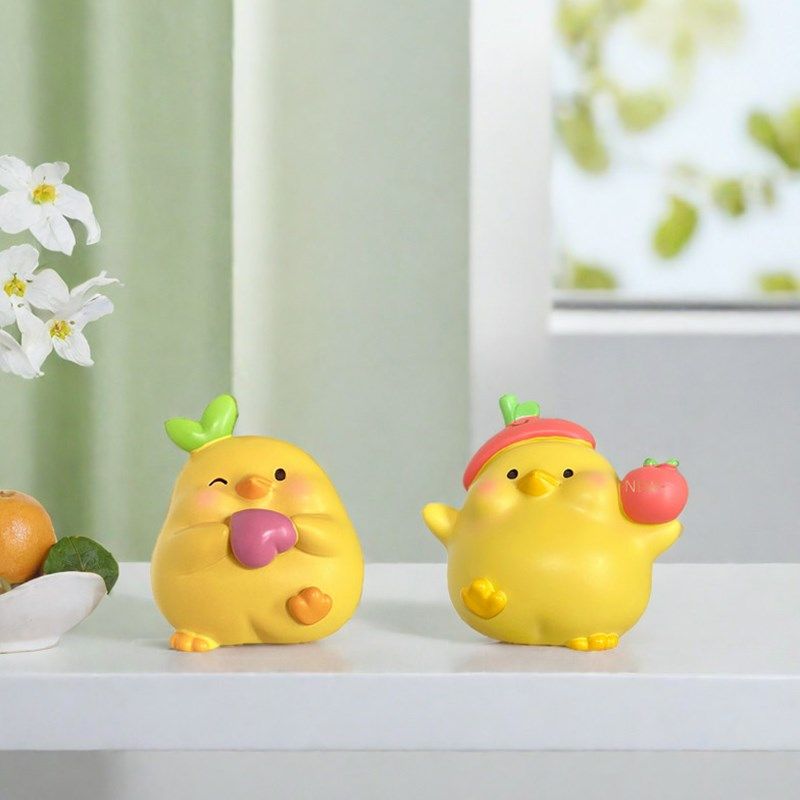 可爱小鸡大衣柜拉手定制儿童房现代家具卡通柜P子抽屉把手明装单