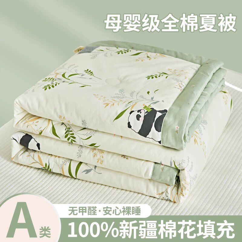 A类母婴被子空调被纯棉全棉可机洗棉花被夏凉被宿舍棉被被芯夏季,床上用品,棉花被,淘宝优惠券,粉丝福利购,淘宝优惠卷