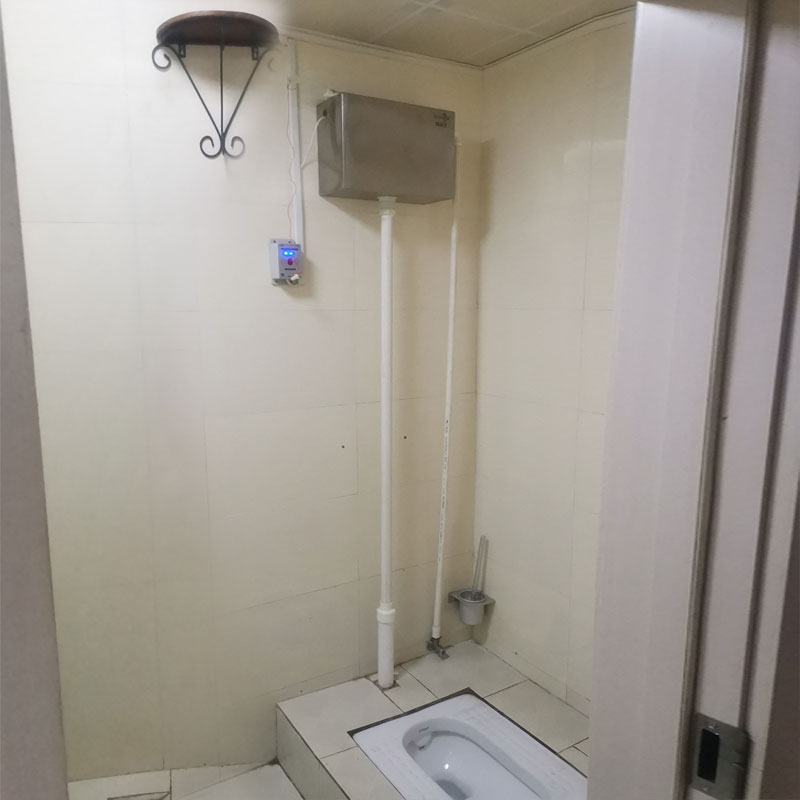 公厕单蹲坑厕所拉绳冲水箱家用高位手拉冲水配件不锈钢水箱冲力大