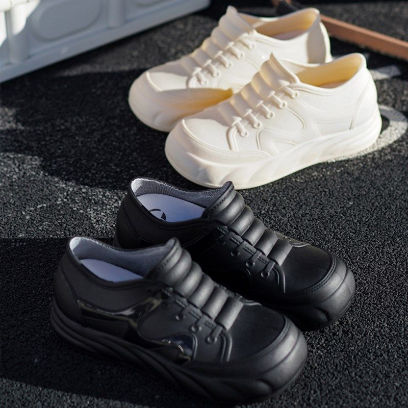 雨鞋女款成人柔软防滑轻便下雨软底时尚防水胶鞋女士厚底大码雨靴