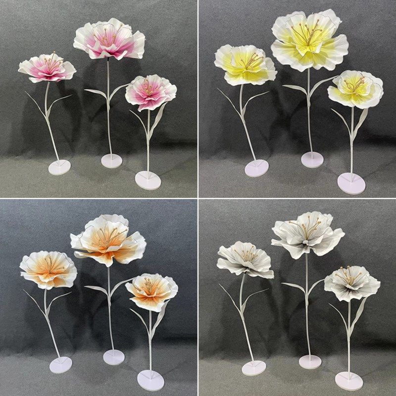 大型婚庆道具路引纸艺花手工苍兰立杆花婚礼舞台布置橱窗装饰摆件,节庆用品/礼品,婚庆绢花,淘宝优惠券,粉丝福利购,淘宝优惠卷