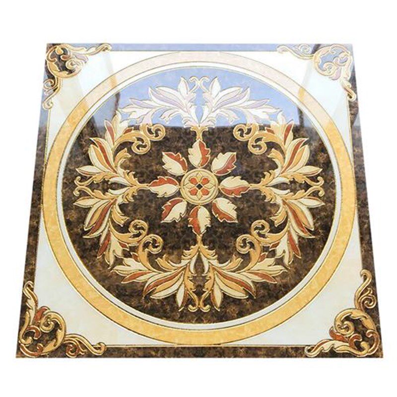 入户玄关800x800单片拼花瓷砖 客厅餐厅微晶石过道走廊地毯花地砖