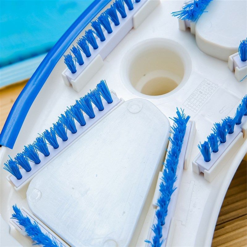 游泳池吸池头吸污器蓝白色带毛刷吸污头鱼池泳池水下清洁设配工具,运动/瑜伽/健身/球迷用品,游泳池,淘宝优惠券,粉丝福利购,淘宝优惠卷