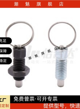 分度销 拉环型  螺纹安装型 ZAC43/ZAC44/ZAC45-M6 M8 M10 M12