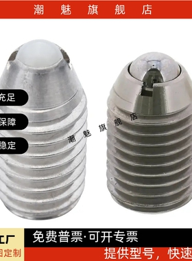 ZAF04 超重载不锈钢定位球头柱塞波珠螺丝BSX3 4 5 6 8 10 12 16