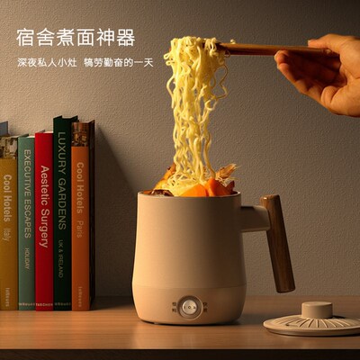 宿舍小功率烧水壶学生寝室迷你小型电热水壶100W200W煮面煮粥杯