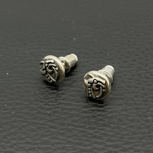 s925纯银克罗伈复古凯尔特龙耳钉男女嘻哈个性耳环经典款网红潮牌