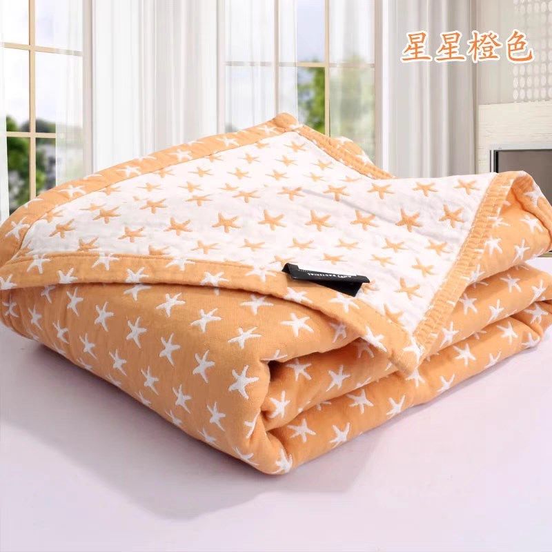 沐瑟 纯棉水洗纱布盖毯子毛巾被加密加厚透气柔软可铺可盖,床上用品,休闲毯/毛毯/绒毯,淘宝优惠券,粉丝福利购,淘宝优惠卷