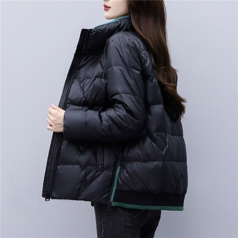 短款羽绒棉服女士冬季2024今年爆新款妈妈小个子棉衣洋Z气轻薄棉