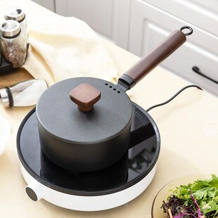章砚铁铺迷你小铁锅家用小号奶锅煮面油炸无涂层锅日式宝宝辅食锅
