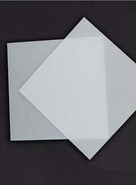 新款高透光灯罩PC扩散板定制加工 双面磨砂白色散光板灯箱吊顶导