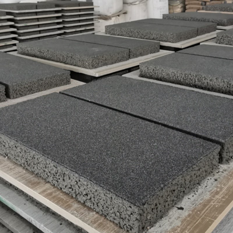 水泥透水砖300x600广场pc砖地铺石H室外庭院抗压耐磨仿石砖仿石材图片
