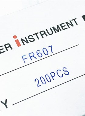 直插 FR607 R-6 快恢复二极管 大功率二极管 6A/1000V 一盒200只