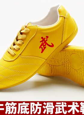 武术鞋武术专用鞋男武术鞋训练鞋比赛专J用鞋秋季透气牛筋底太极