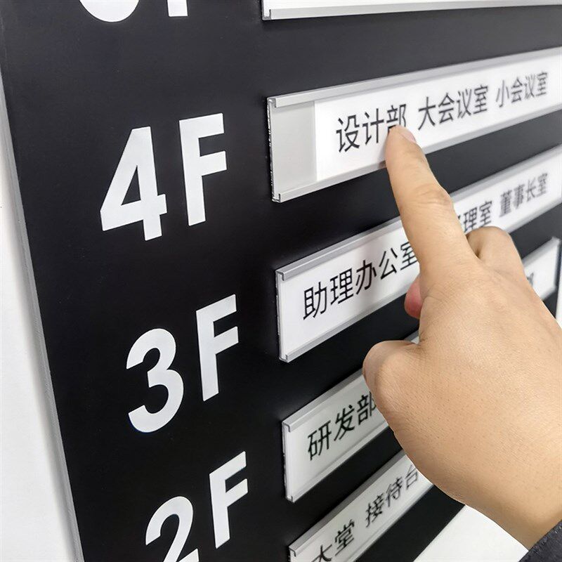 新款楼层索引牌可更换写字楼大厅指引牌公司导向牌电梯指示牌商场